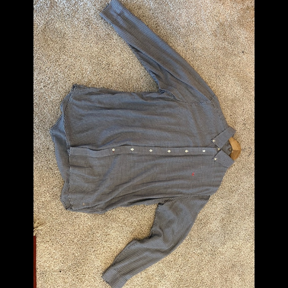 Southern marsh Hampton houndstooth XL LS shirt